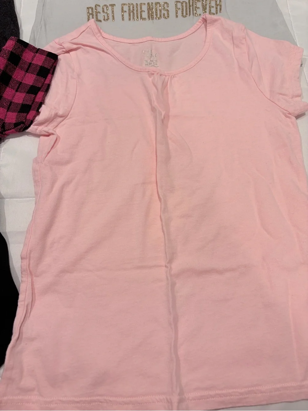 Girls Graphic & Basic Tee Bundle Size 7/8